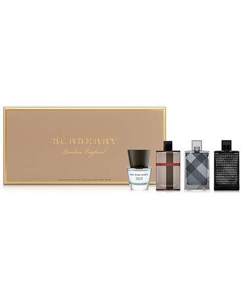 Macy's Burberry cologne set